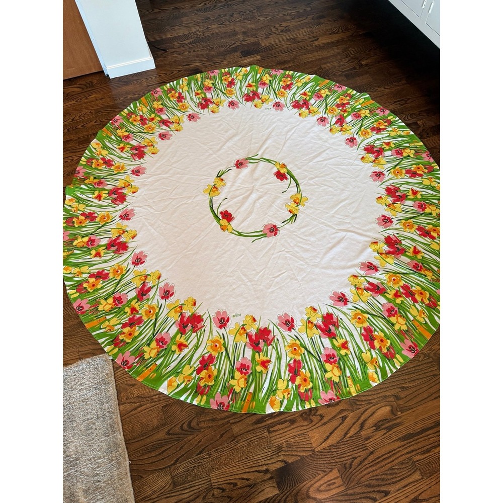Large round VERA tablecloth